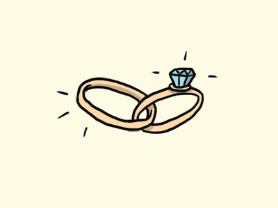 The rings illustration rings wedding