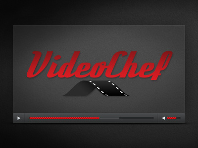 VideoChef identity logo moustache video videochef videoplayer