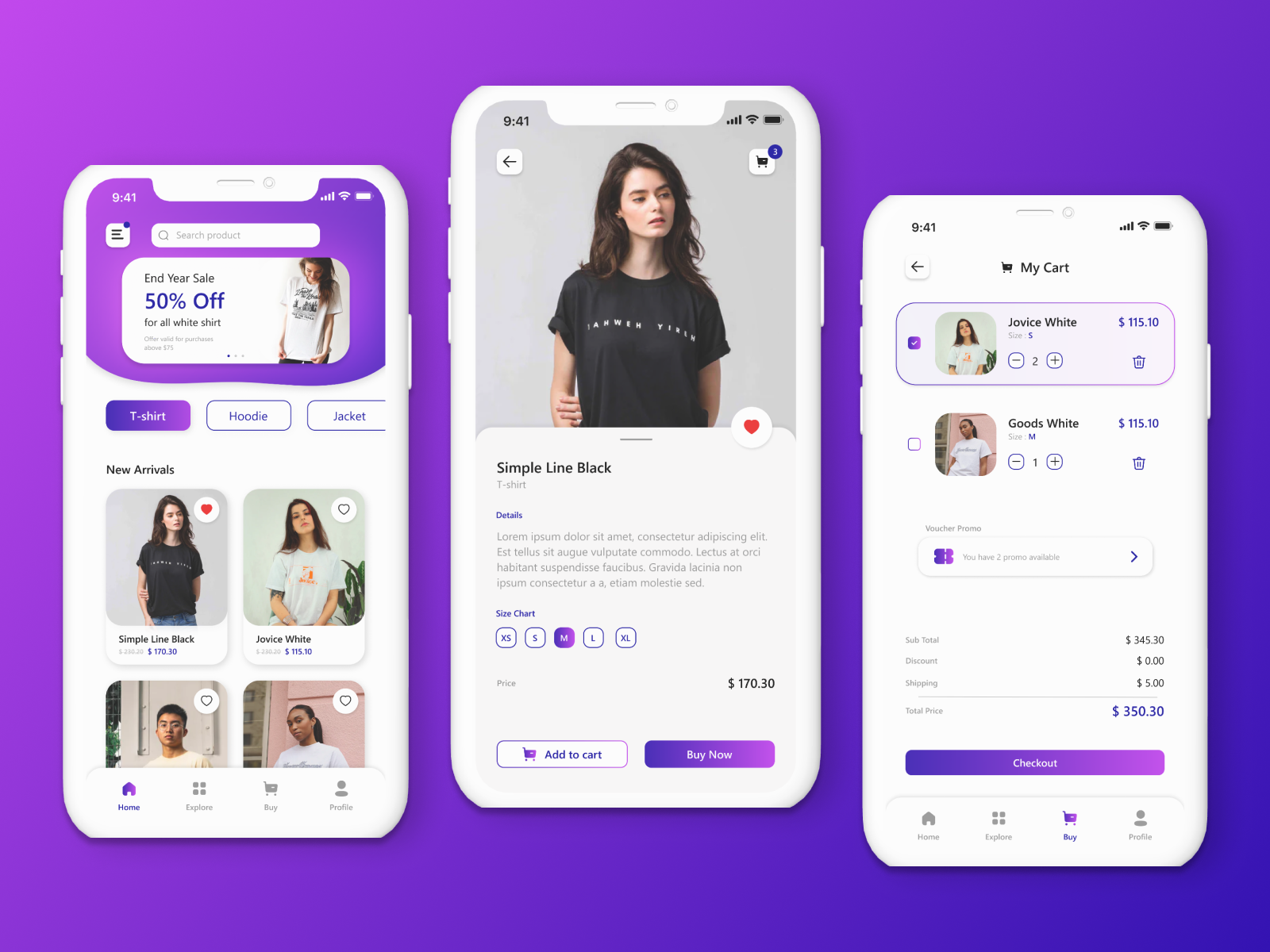 Clothing Store App by Femmilita Alfianti on Dribbble