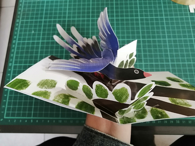 Formason Blue Magpie card