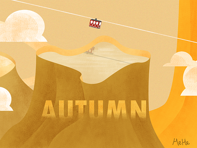 Autumn illustration autumn