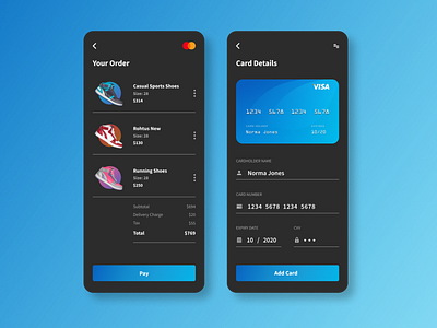 Credit Card Checkout app app design application chat app colors credit card checkout design ios ios app mobile mobile app mobile app design mobile design mobile ui payment ui uidesign uiux ux uxdesign