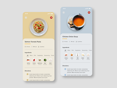 Cooking app app app design application colors cooking app design ios ios app mobile mobile app mobile app design mobile design mobile ui ui uidesign uiux ux uxdesign