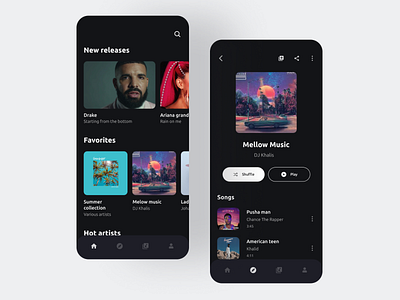 Music app design app app design application colors design ios ios app mobile mobile app music app music player ui uidesign uiux ux uxdesign