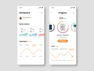 Book tracking app adobe xd app app design application chat app colors design ios ios app mobile mobile app mobile app design mobile design mobile ui ui uidaily uidesign uiux uiuxdesign ux