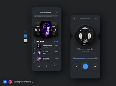 Playlist - Apple Music Simple Player app branding design figmadesign mobile music app neumorphic design neumorphism photoshop simplify ui uiux uiuxdesign userinterfacedesign ux uxui