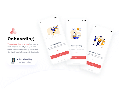 eLearning App - On boarding Screens app design education app figma figmadesign mobile onboarding illustration onboarding ui simplify ui uiux uiuxdesign ux