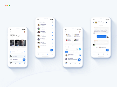 Contact Book App: Call, Messages of Design Exploration app call challenges contact app contact book design figma figmadesign illustration messages mobile simplify ui uiux uiuxdesign uplabs upvote