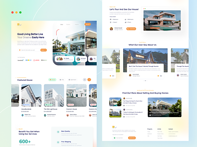 Dream House App of Landing page