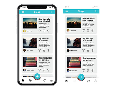 Blog App Design