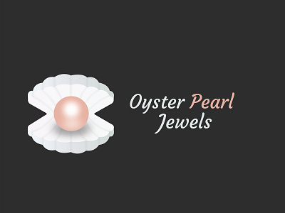 Oyester Pearl Jewels logo branding design designer jewellery logo jewels logo logo design logodesign typography web