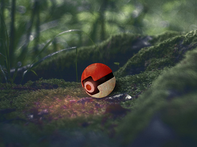 3D Pokeball in Blender