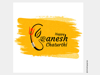 Happy Ganesh Chaturthi color design designer ganesha illustration illustration design illustrator illustrator art illustrator cc indian culture typography ux