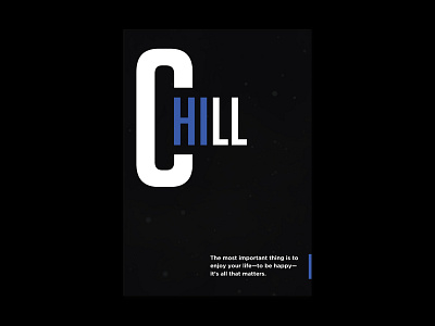 Chill Poster