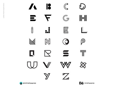 LetterMark Exploration branding design designer lettermark lettermark logo lettermarkexploration lettermarklogo logodesign logos ui ux vector