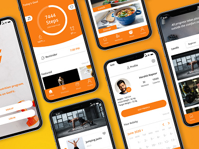 GetFit- a UX case study app design casestudy figma figmadesign fitness app gym and fitness ios app ios app design screen ui ui design uiux uiuxdesign uiuxdesigner ux uxdesign uxui