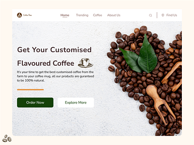 Coffee Time - Web Dashboard Design