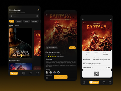 Movie Booking App Concept Design