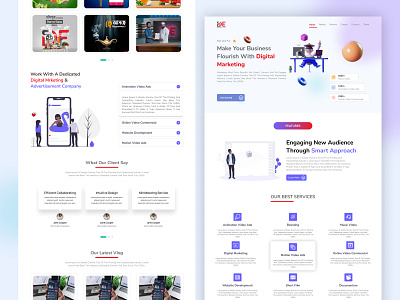 Digital Marketing Agency Landing Page