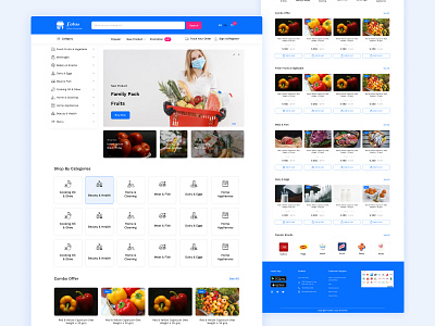 Groceries Ecommerce Home Page