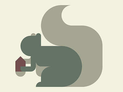 squirrel and acorn