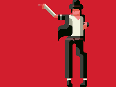 Michael Jackson, King of Pop -with a Drawing app- flat flatdesign king of pop michael michael jackson mj