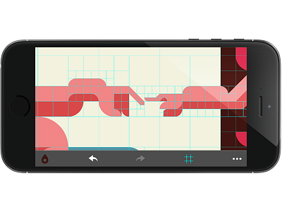 W.I.P The Creation of Adam -with a Drawing app- bible chapel flat flatdesign iphone masterpiece michelangelo patchworkapp renaissance sistine vatican