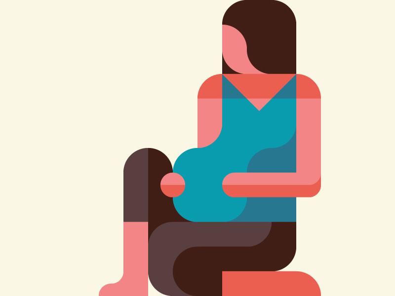 expecting a baby patchworkapp woman baby expecting minimal flat geometry
