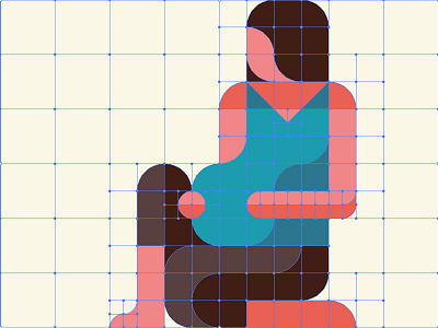 GRID expecting a baby baby expecting flat geometry grid ipad iphone minimal patchworkapp system wip woman
