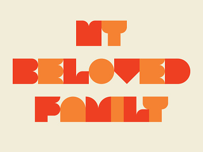 MY BELOVED FAMILY 1 flat flatdesign geometry iconic illustration minimal minimalism nemury patchworkapp simple
