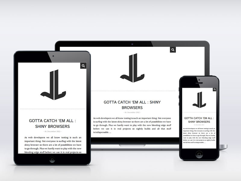 responsive responsive web design blog minimal