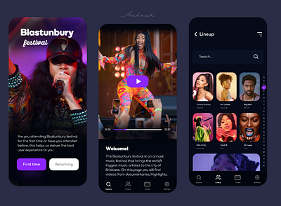 Concert App adobe xd app clean colors concept concert design dribble best shot festival ios mobile music nigeria onboarding screen popular recent shots user experience