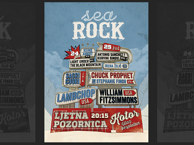 Searock Poster 2015 alternativerock cinema4d countryrock poster rock searock