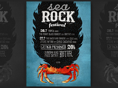Searock Poster 2013 alternativerock countryrock poster poster design rock searock