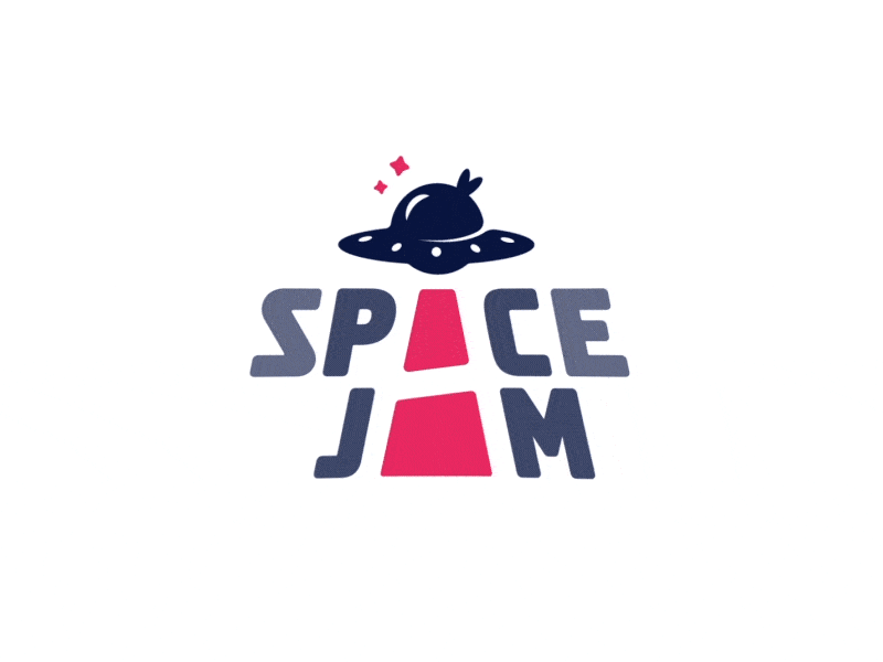 Space Jam / Logo Animation food jam logo logo animation logoanimation mograph motiongraphics space