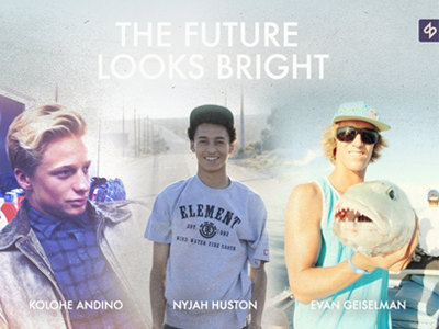 The Future is BRIGHT! action sports seshn skateboarding surfing