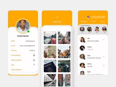 friendbook by misho gugulashvili on Dribbble