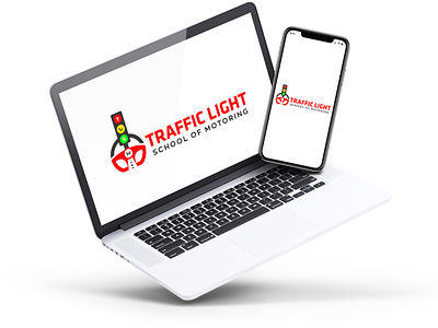 Driving School Logo Design For Traffic Light School Of Motoring animation branding design driving school graphic design icon logo logo design traffic light logo typography ui vector