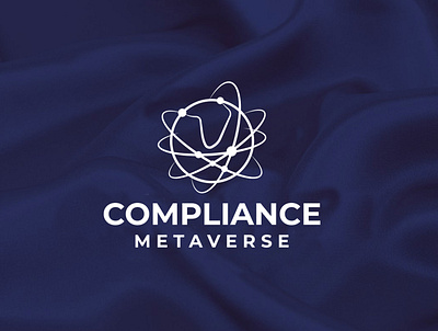 Logo Design For The Compliance Metaverse branding design graphic design icon logo logo design meta metaverse technology typography vector