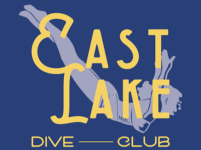 East Lake Dive Club atlanta branding identity logo