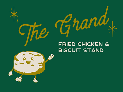 The Grand Fried Chicken & Biscuit Stand branding design identity