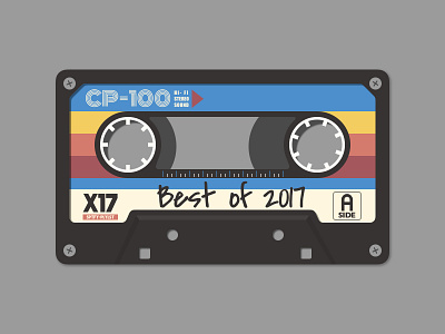 Mix Tape cassette illustration music retro