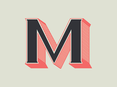 M branding logo m
