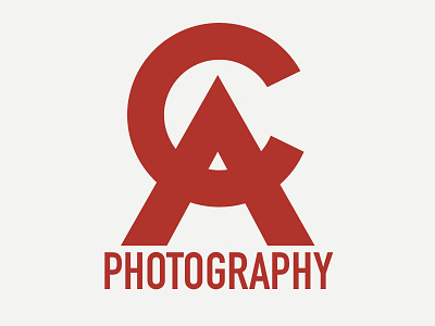 CA Photography branding identity logo mark photography