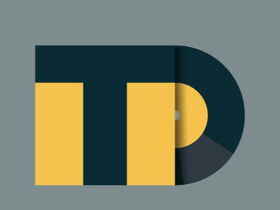 Tunedig branding identity logo music record vinyl