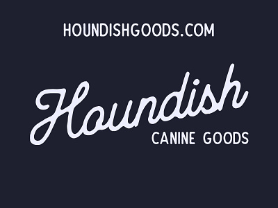 Houndish Rebrand brand identity branding design logo typography