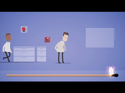 Fire hazards animation