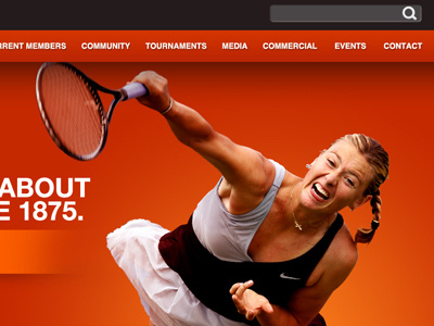 Tennis Club Website tennis website