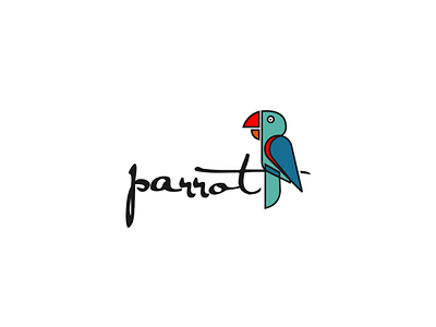 parrot logo branding icon