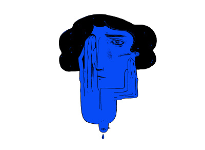 War blue digitalart drawing humans illustration moody procreate procreate art war